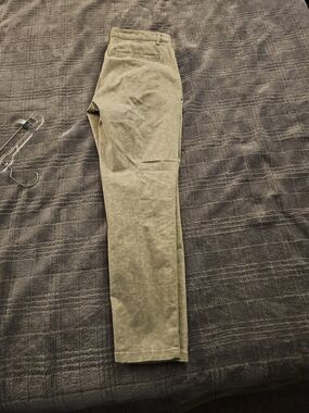 Skinny Mini" Khaki Pants Size 6 Grey Leopard  print